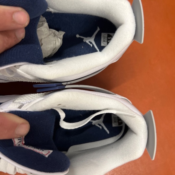 Air Jordan 4 Retro white/midnight navy - Picture 3 of 5